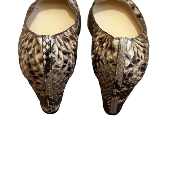 Christian Louboutin Authentic Python Wedge Heel, Size 40 EU - Picture 10 of 11